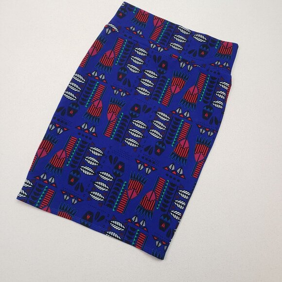 LulaRoe Women's Purple Knee-Length Cassie Skirt Sz M EXCELLENT CONDITION!!! - Picture 2 of 4